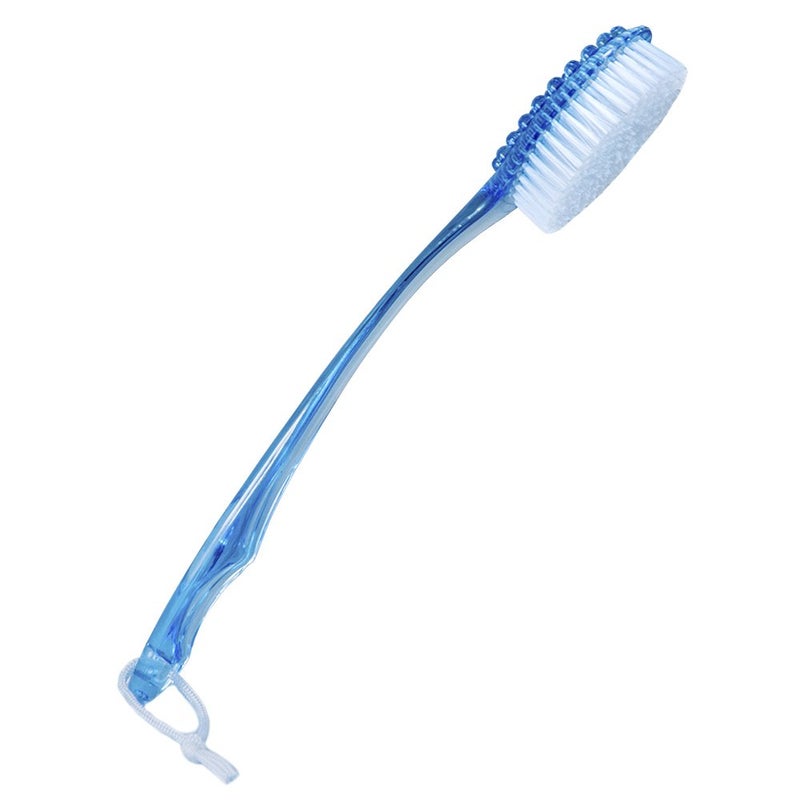 BNYD Bath Brush 14" Long Shower Body Back Scrubber Massager (Blue) - Image 2
